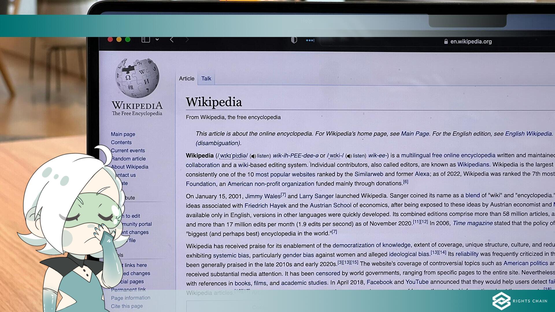 Wikipedia afferma che l'IA sta causando un pericoloso calo dei visitatori umani